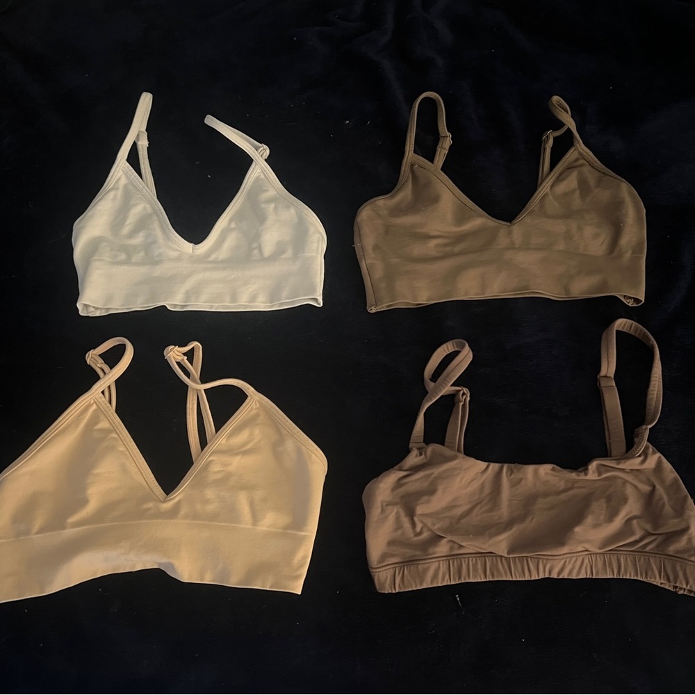 SKIMS Bundle of Bras/Bralettes (4) - size XS, XXS-Like new